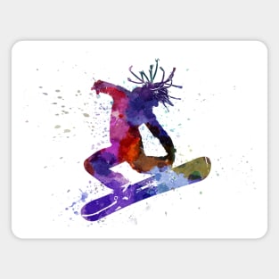 young snowboarder Magnet